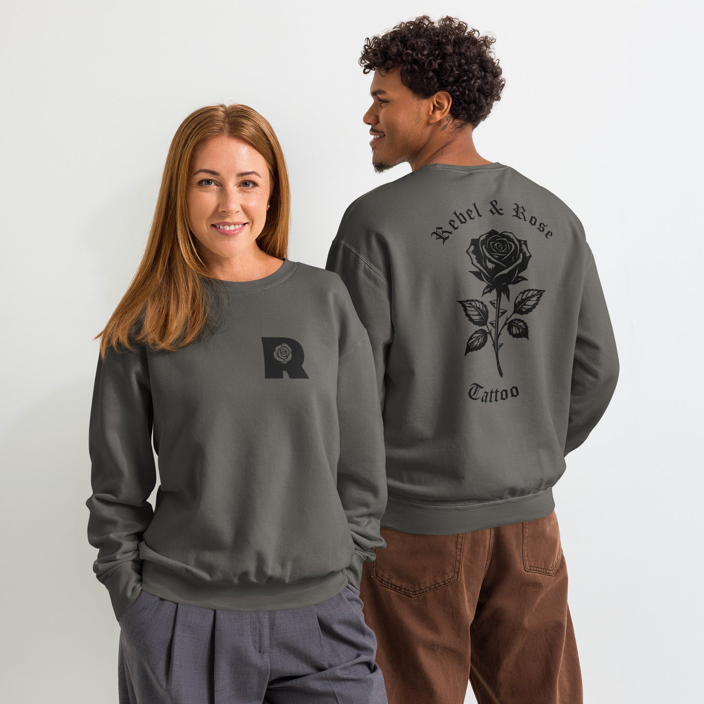 Pepper Sweatshirt (Black Rose Design)